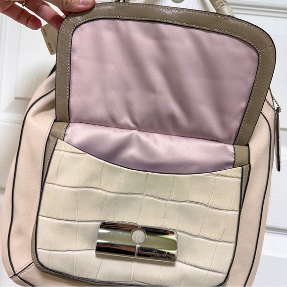 Coach Kristin Spectator Hobo Ivory Multi NWT - Picture 13 of 15